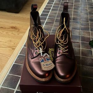 Dr. Martens Metallic Combat Boots